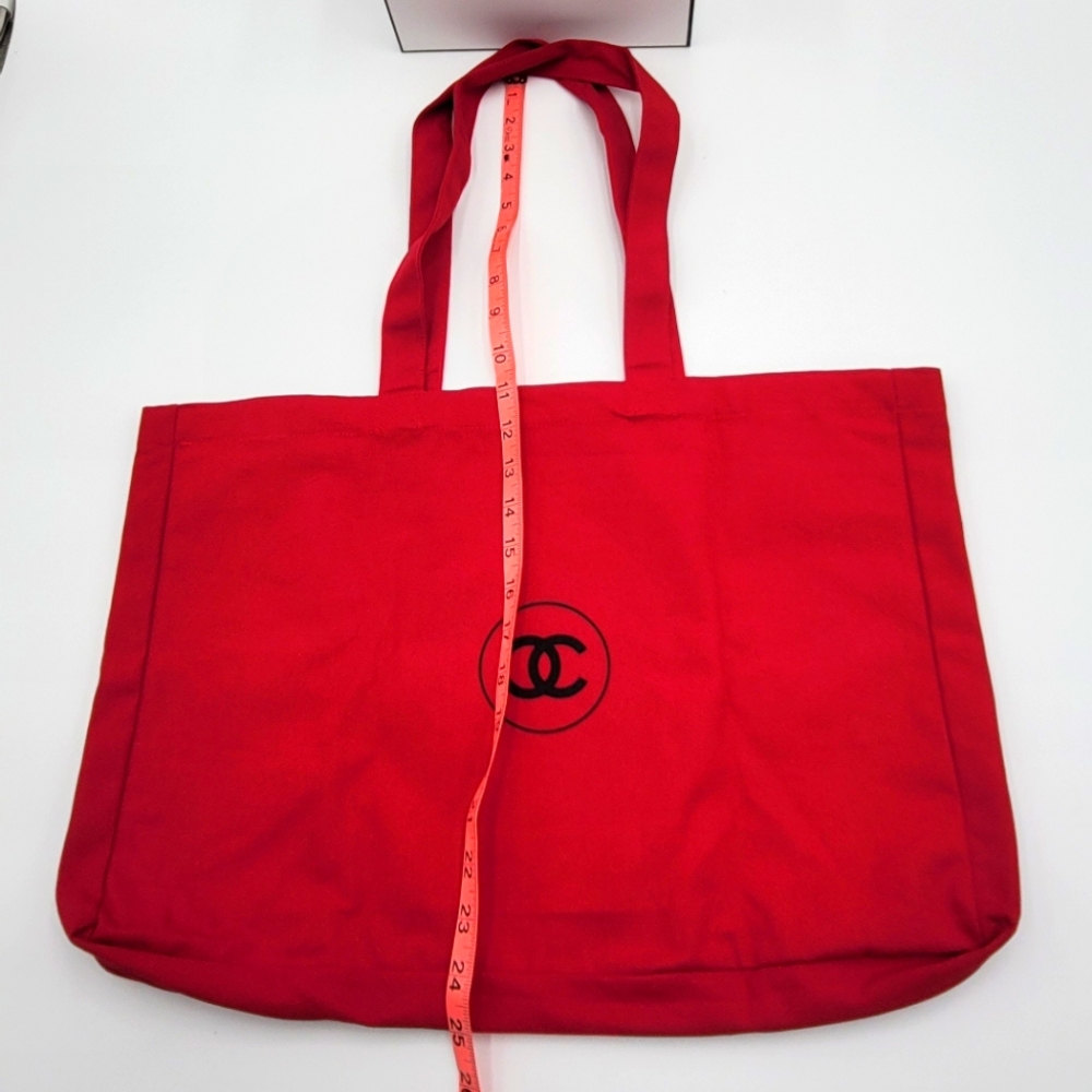 Chanel Red Tote Bag